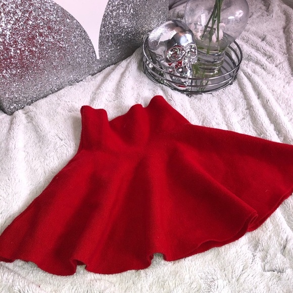 Dresses & Skirts - Red skater skirt